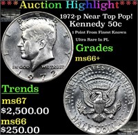 ***Auction Highlight*** 1972-p Kennedy Half Dollar