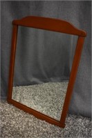 WOOD FRAME MIRROR - 21"W X 29"H