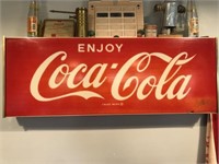 Vintage Lighted Coca-Cola Sign