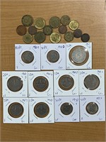 26 German Coins- list in Detail