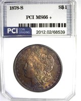 1878-S Morgan MS66+ LISTS $3250