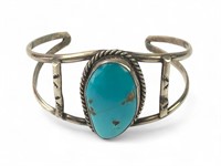Vintage Native American Style Turquoise &