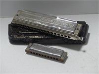 HOHNER SILVER SHADOW 64 & OTHER HARMONICAS