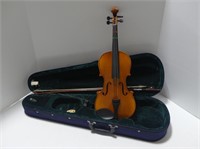 24" VIOLIN AND BOW IN CASE