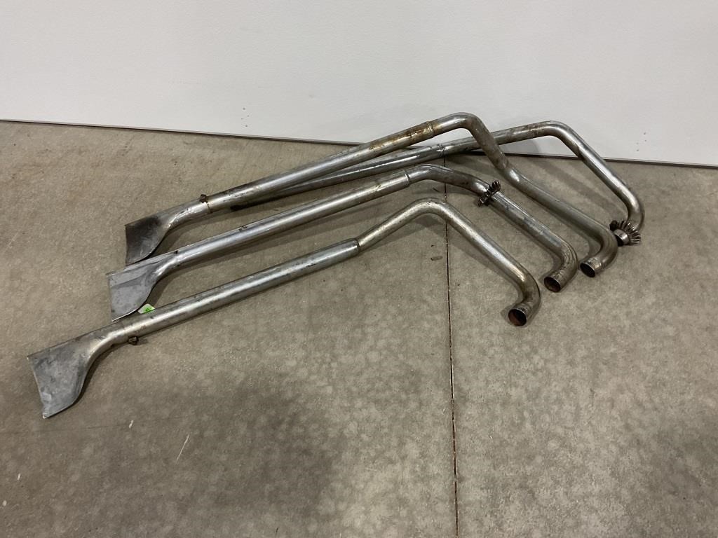 LOT OF 4 MOTORCYCLE EXHAUSTS