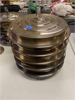 Large Stack of Communion Plates