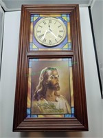 Danbury Life of Christ themed clock.