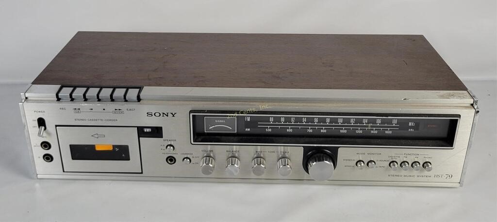 Sony Hst-79 Cassette Stereo Receiver