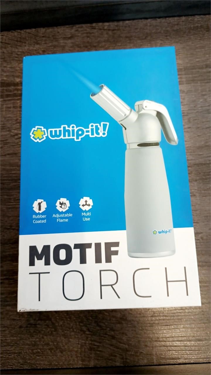 WHIP IT TORCH MOTIF LIGHTER