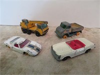 (4) Vintage Matchbox by Lesney Cars