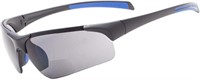 Sports Half-Rimless Bifocal Sunglasses
