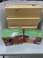Wooden Boxes, Recipe Box, Napkin Holder