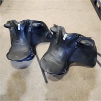 2- English Marjoman Saddles good condition