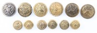 19TH C. US MILITARY UNIFORM BUTTONS LOT OF 12