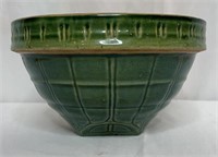 VTG McCoy Green Window Pane Mixing Bowl