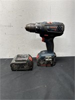 Bosch18 V drill works no charger both batteries