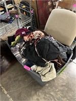 LARGE BIN OF MIXED CLOTHES