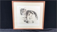 Signed Artist’s Proof Print of a Cat