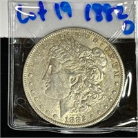 1882 - O Morgan Silver $ Coin