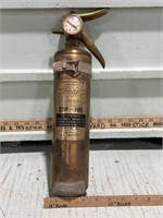 BRASS AIRCRAFT FIRE EXT. TYPE A-20 W/ BRACKET