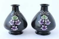 Pair of Shelley "Violet" Vases,