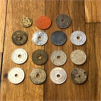 Mixed Lot of Sales Tax Tokens