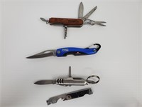 3 - Multi Tools & 1 - Smiss Force Knife