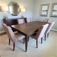 7PC DINING TABLE & CHAIRS