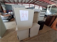 Assorted Metal Office Filing Cabinets
