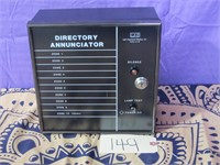 New LD-00 10-Zone Fire Alarm Directory Annunciator