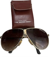 Folding Snap On Sunglasses W/Case