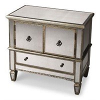 Butler Celeste mirrored 2 door / 1 drawer stand