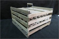 LARGE WOOD EGG CRATE