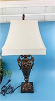 Ornate Lamp with Shade