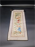 Asian silk art