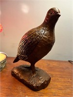 RED MILL MFG. Handcrafted USA Quail Bird Figurine