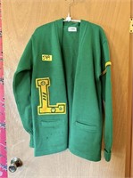 Vintage Letterman Sweater *Has Stains*