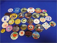 Lot Of Promotional Pin Back Buttons