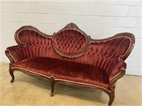 Victorian Medallion Back Sofa