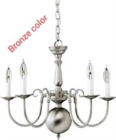 New Forte Lighting 2500-05-17 Chandelier with No S