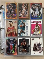 Lot of 9 NBA Basketball Prizm, Color, Rookies