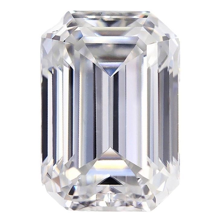2.00 Ct. Emerald Diamond Moissanite GRA Certified