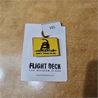 Flight Deck Dont Tread On Me Lapel pin