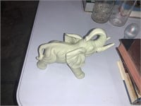 vintage elephant figurine no marks