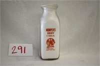 Mumper's Dairy Etown PA Pint Milk Bottle