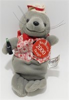 Vintage 2000 Coca Cola Seal Bean Bag Stuffed