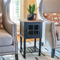 Decor Therapy James Window Pane Accent Side Table