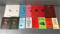 15pc Vtg Locomotive Operating Manuals+