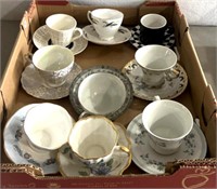 9 cup and plate tea set