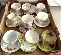 9 cup and plate tea set